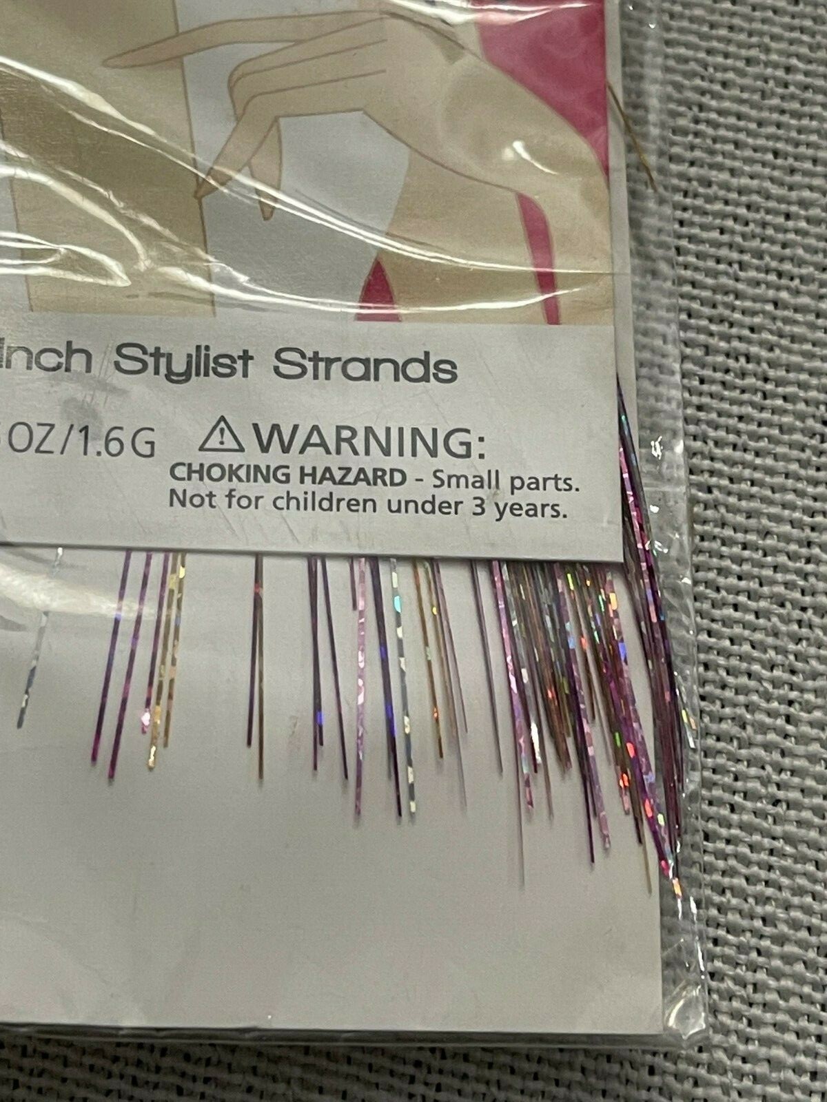 miss spa Tinsel Hair Extensions 36″ Stylist Strands Purple Assorted colors snap