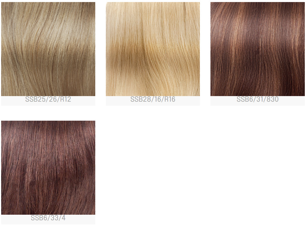 EASY TOP 14″ Toppers TressAllure -Message Color B4- Hand Tied Human Hair