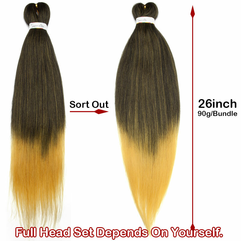 EZ Braid Hair Pre-Stretched Braiding Hair Extensions Long Smooth Natural Braids