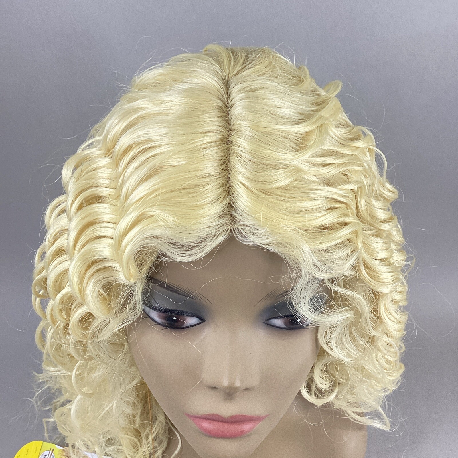 Thora Long Wavy #613 Platinum Blonde Premium Synthetic Lace Part Wig