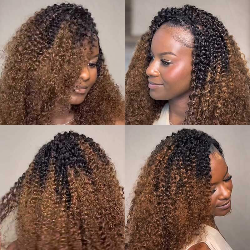 QVR Feather Crochet Hair Remy Burmese T1B/30 14in 100% Human Hair Extensions