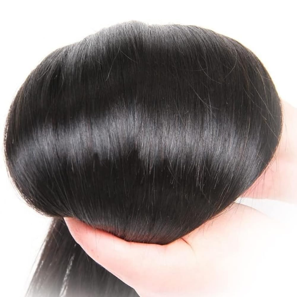 Feibin Straight Human Hair Bundles 16 18 20 Inch Trippy Hair Quick Weave 3