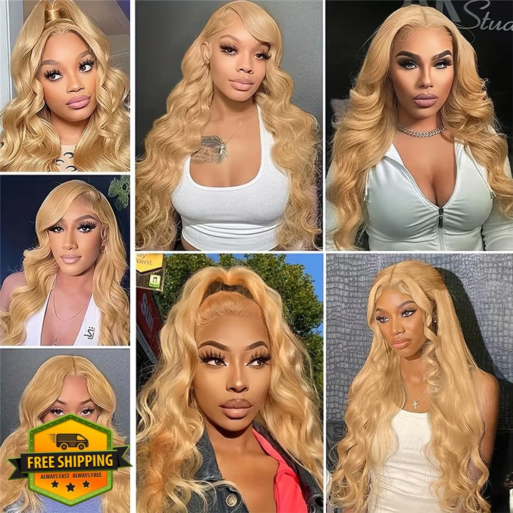 Shoaiye 12″ 14″ 16″ #27 Honey Blonde Loose Wave Bundles