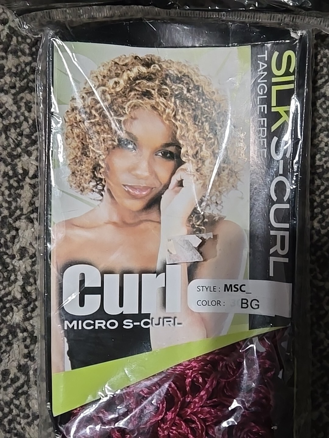 Curl Silk Micro S-curl Tangle Free Style Extension MSC Color BG