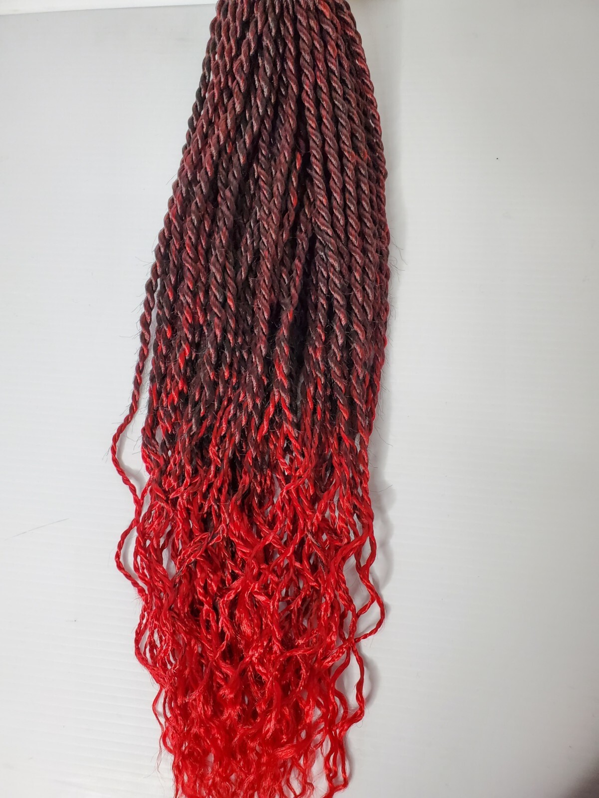 handmade crochet twist hair extensions 24″ Long Medium 20 Individual twist