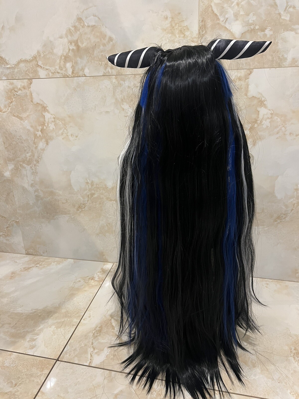 Anime Mioda Ibuki Extra Long 36in Synthetic Hair Wig New Halloween Costume Prop