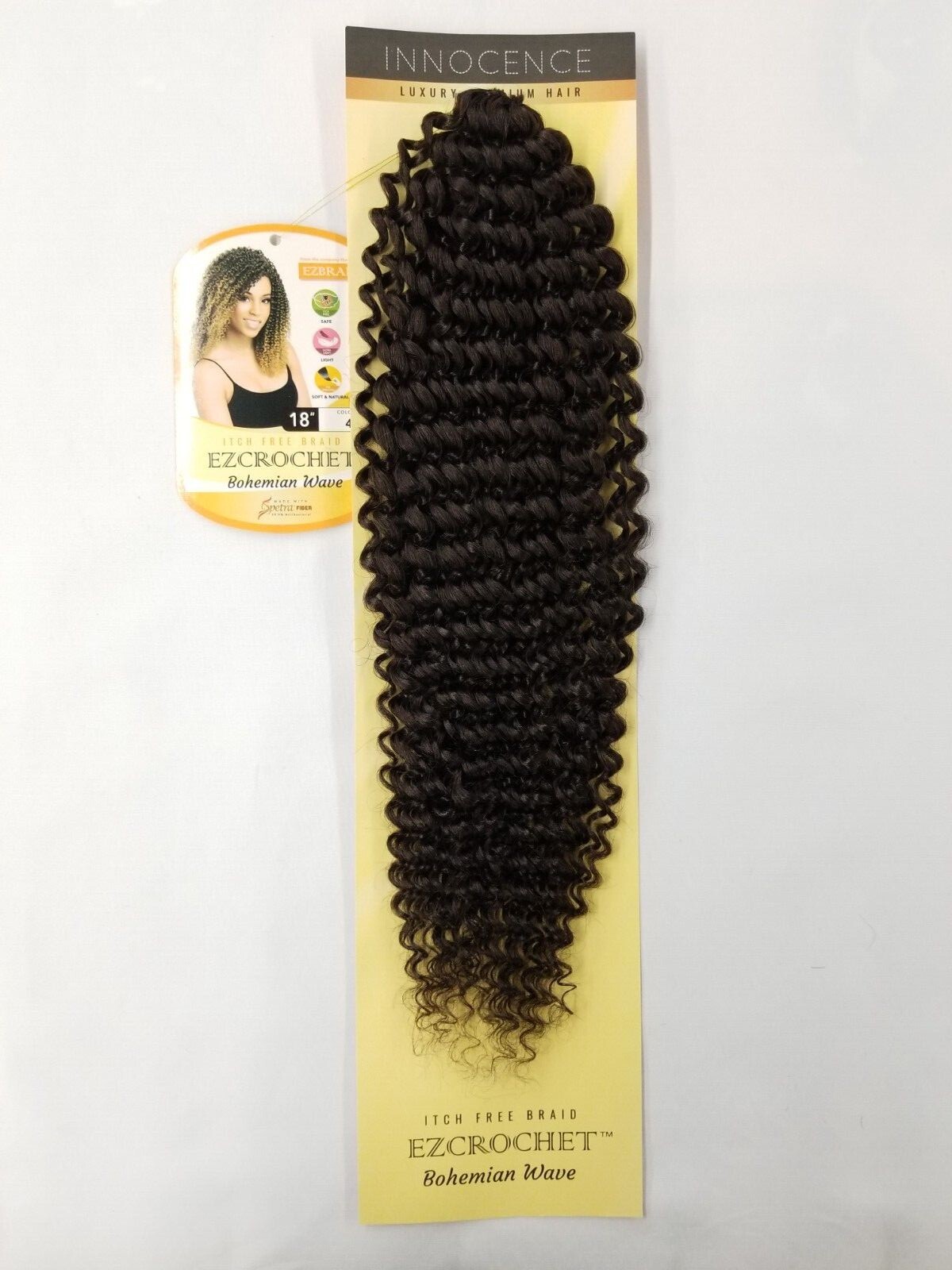 I&I Hair Innocence EZCROCHET Bohemian Wave Crochet Braiding Hair Spectra 18″