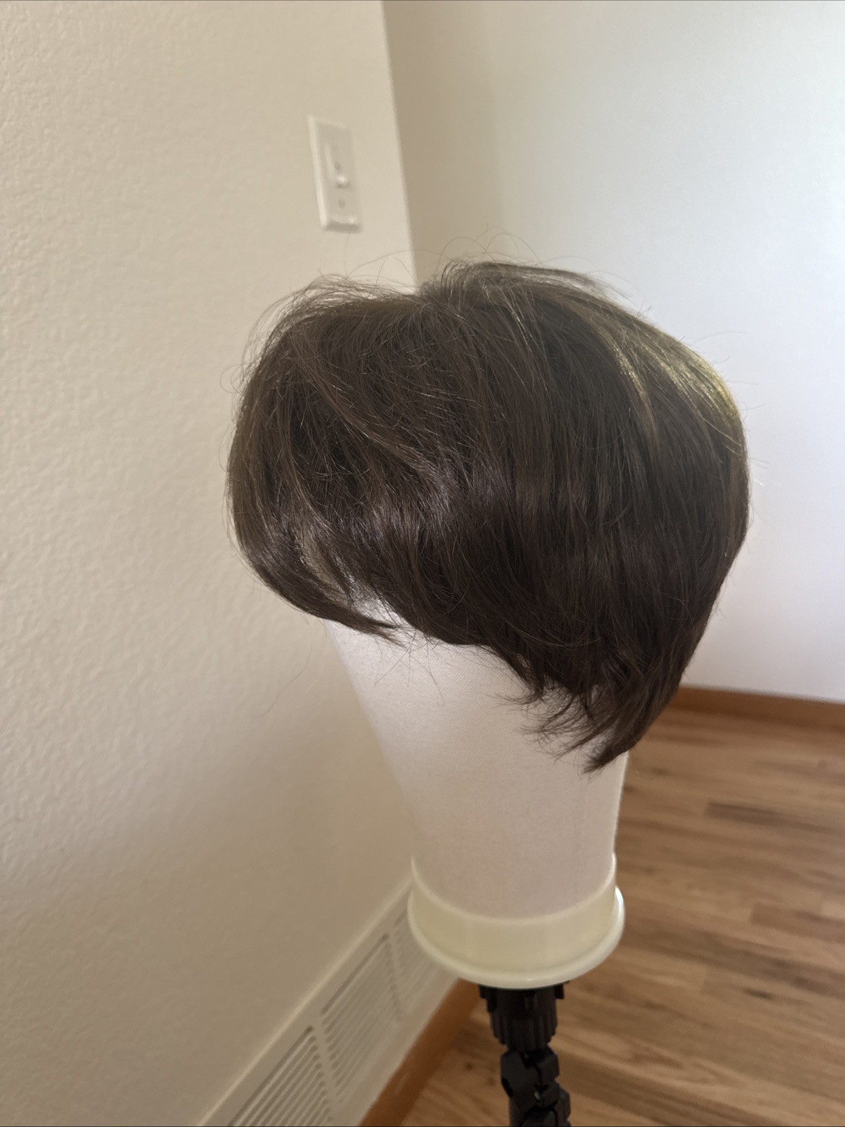 635 Paula Young Chocolate Brown Pixie Open Weft Very Well Constructed