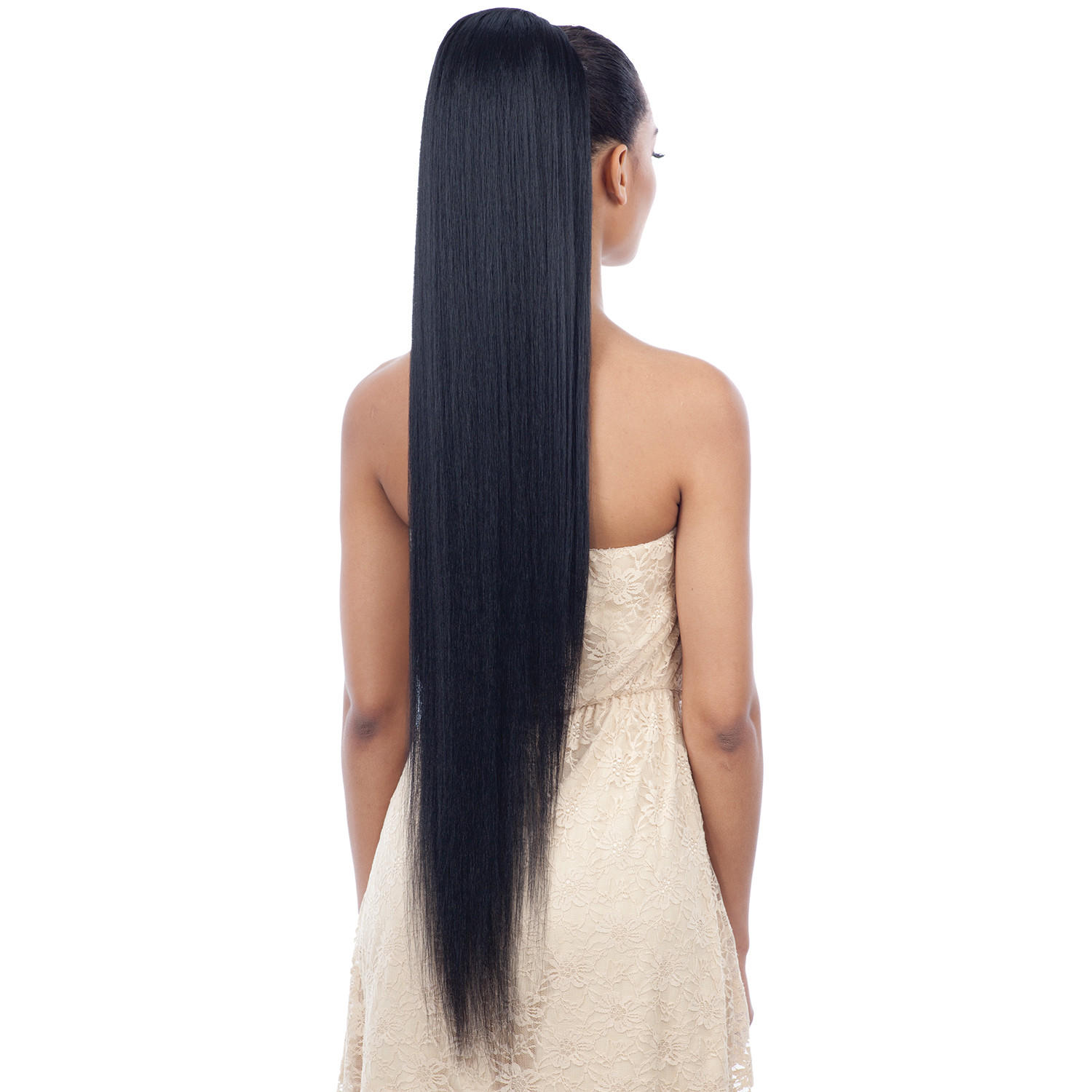 LONG YAKY STRAIGHT 38″ – FREETRESS EQUAL SYNTHETIC DRAWSTRING PONYTAIL