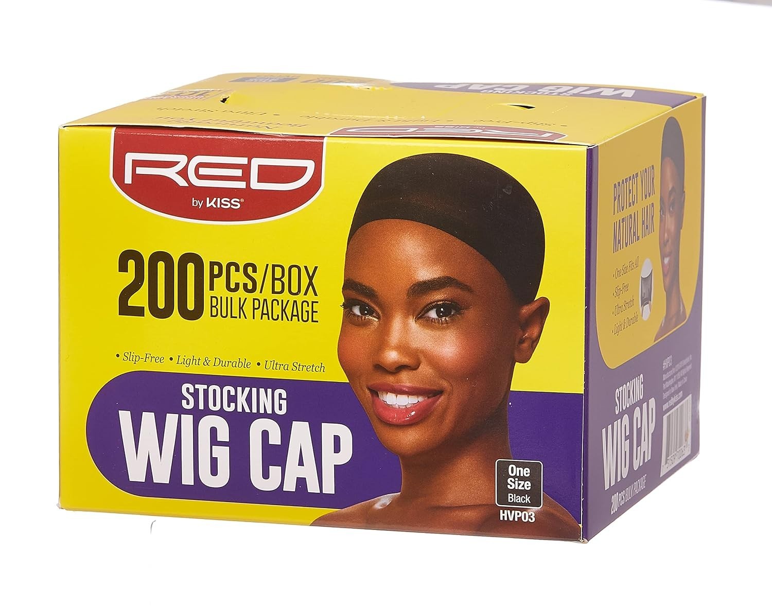 Long-Lasting Stocking Wig Cap, 200PCS Bulk Box