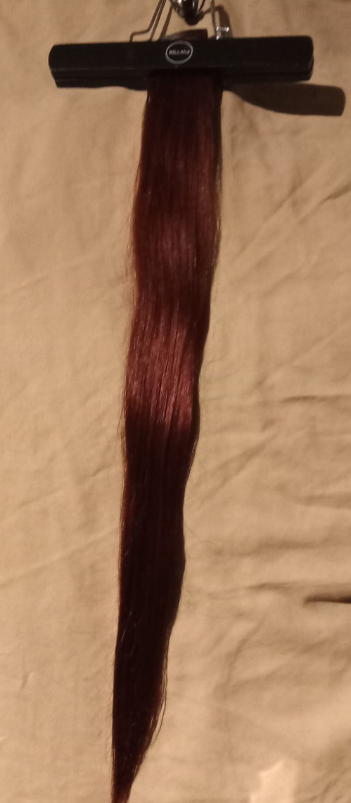 Silk Seam™ 24″ 260g Dark Maple Brown Natural Clip-In Hair Extensions 100% Remy