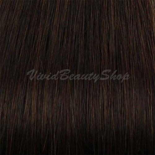 200 I Stick Tip Body Wave Wavy Micro Rings Remy Human Hair Extensions Dark Brown