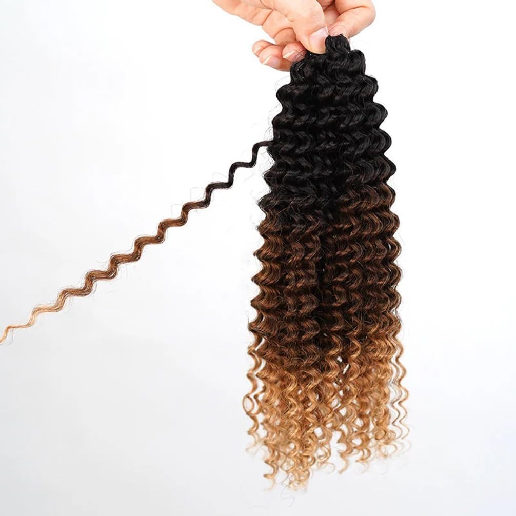 Small Kinky Curly Pre Looped Machine Made Feather Crochet Human Hair Extensions