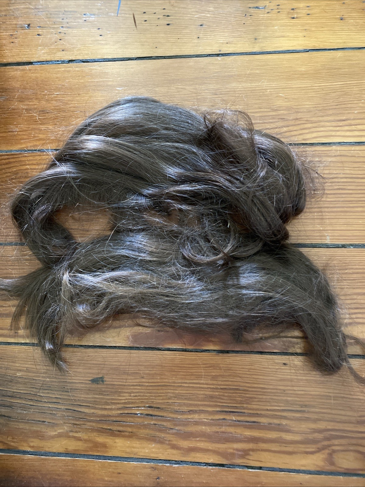 Human Hair Haircut Gorgeous Soft Burnette Ponytail ~ REBORN DOLLS