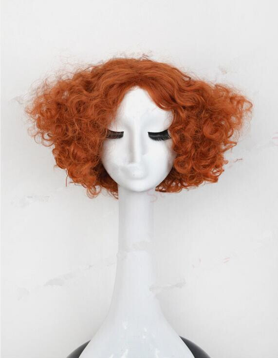 Adult Alice Electric Mad Hatter Halloween Wig Heat Resistat Synthetic Hair Wig