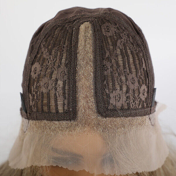 Highlight Bob Wig Ombre Blonde Short Straight Human Hair T Part Lace Front Wig