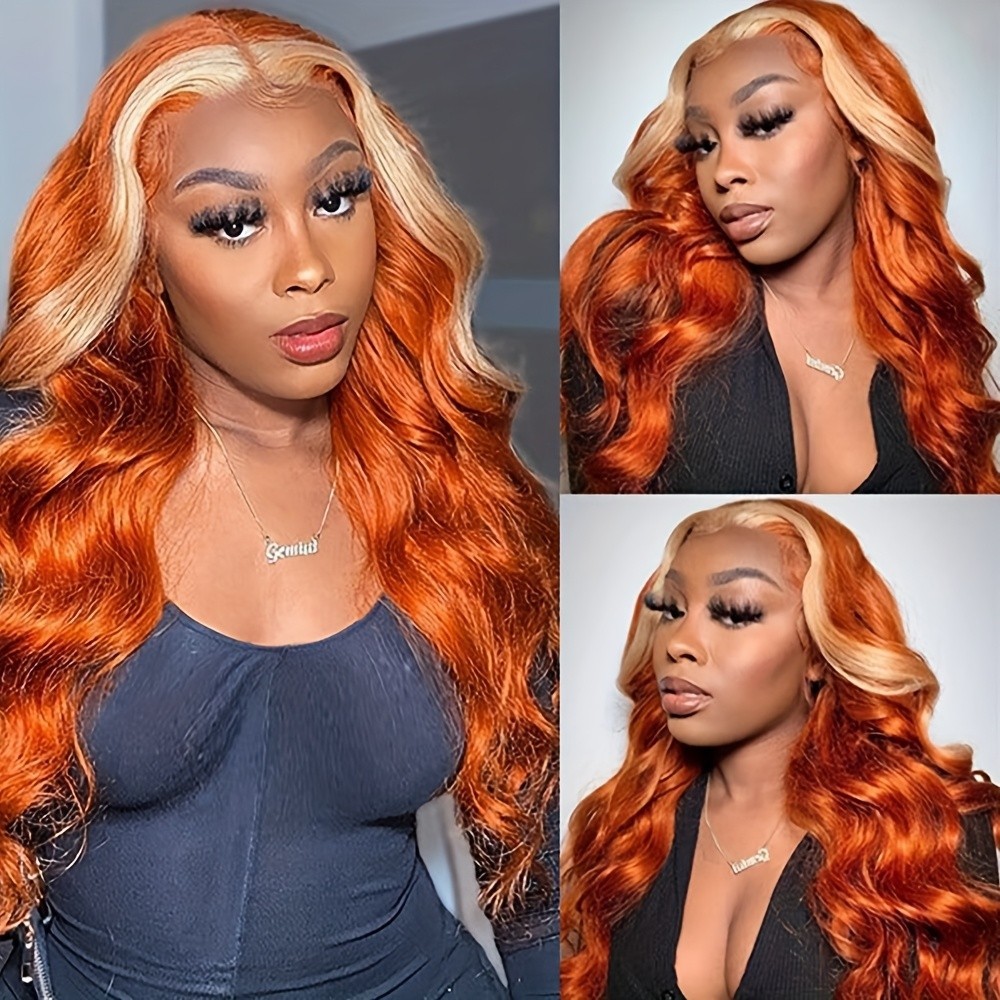Heat Resistant Fiber Synthetic Lace Front Wigs Glueless Natural Hairline Party