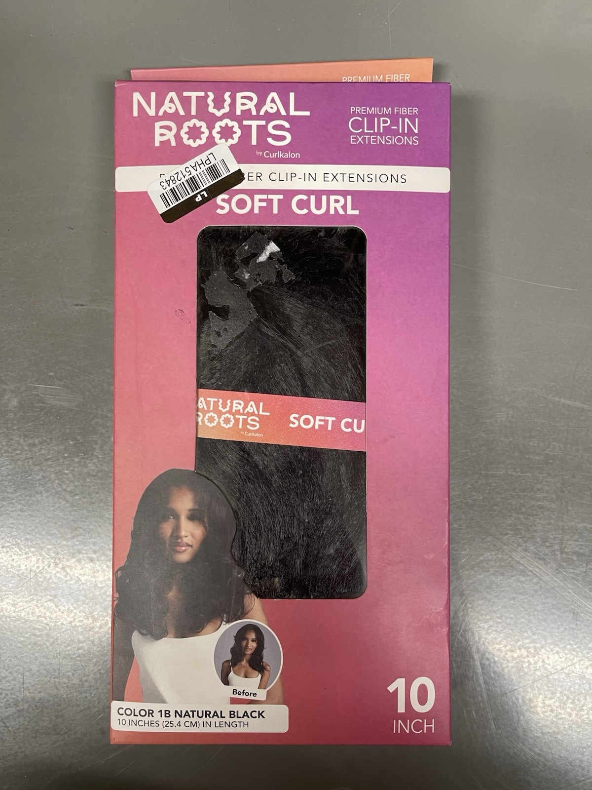 Curlkalon Soft Curl 10″ Clip-In Natural Black Hair Extensions – 9ct