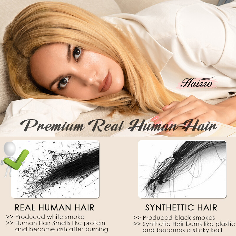 HAIRRO Thick Tape In Real Remy Human Hair Extensions Seamless Hairpiece BALAYAGE