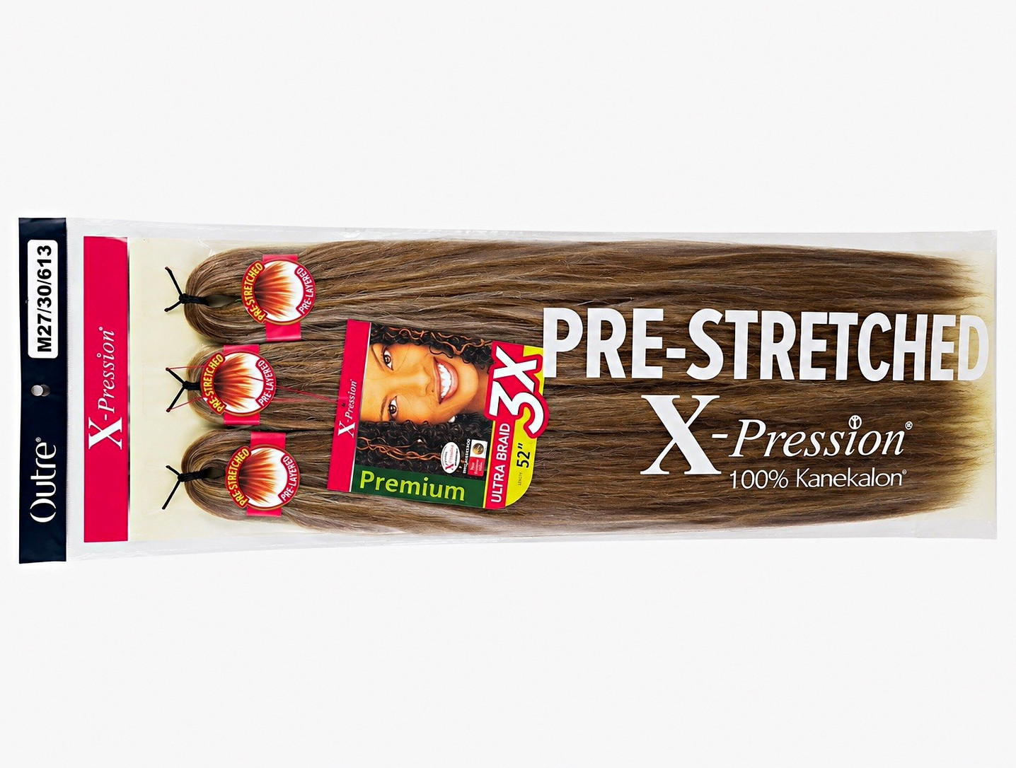 Outre X-Pression Ultra Braid 3X Pre-Stretched 52in Synthetic M27/30/613