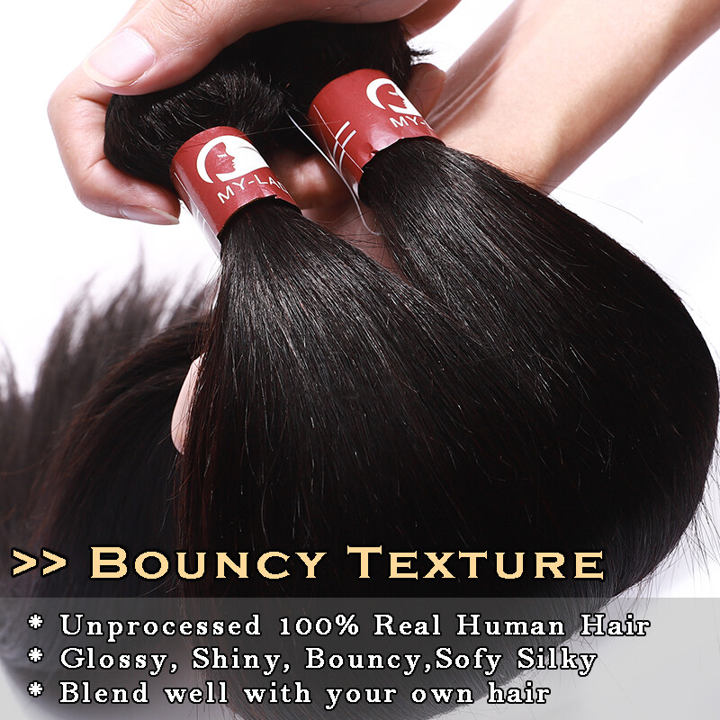 100% Virgin Remy Human Hair Extensions Sew in Bundles Weft Weave 300G FULL HEAD