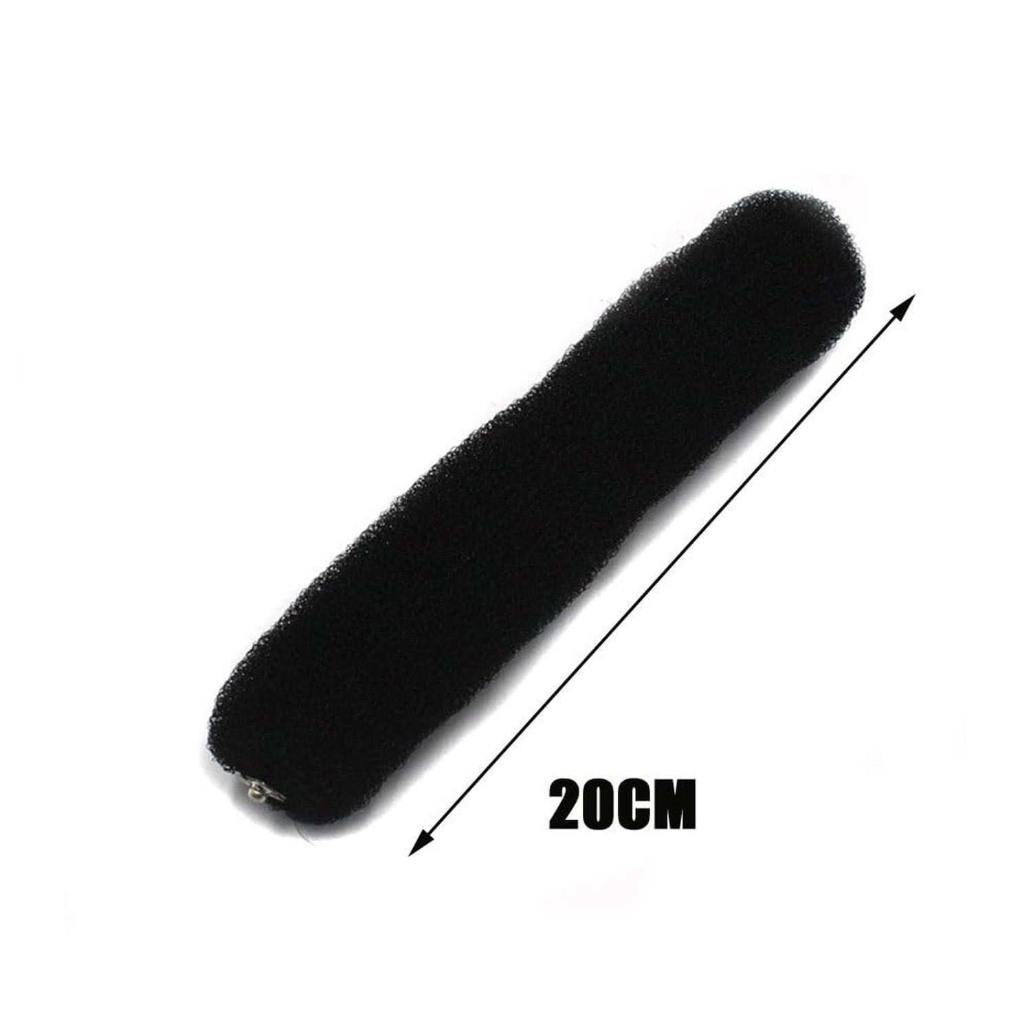 2PCS 20cm Donut Ring Style Bun Maker – DIY Hair Foam Ring Shaper Snap Roll Bu…