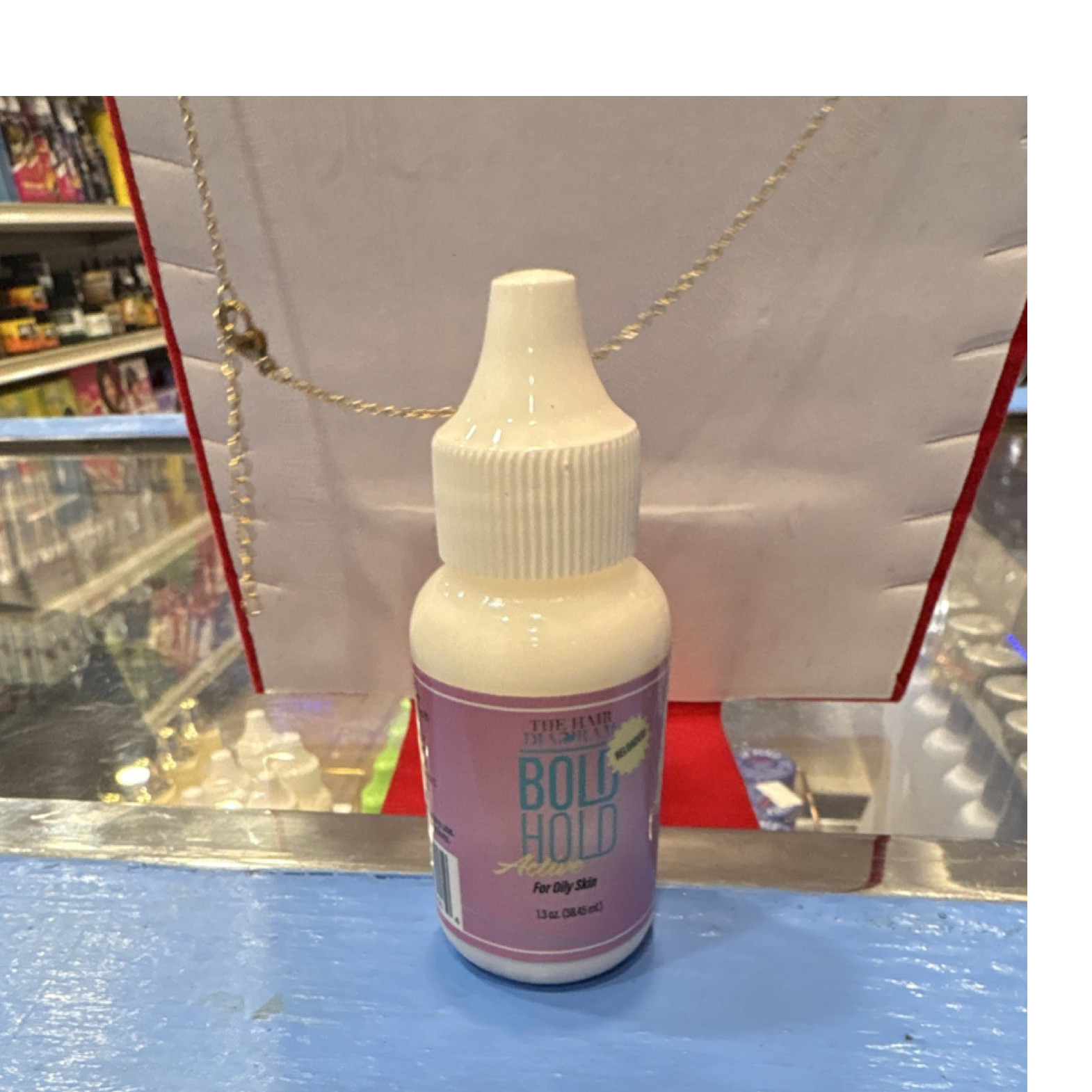 Bold Hold Liquid Gold Lace Wig Adhesive Glue 1.3 oz Hair Adhesive