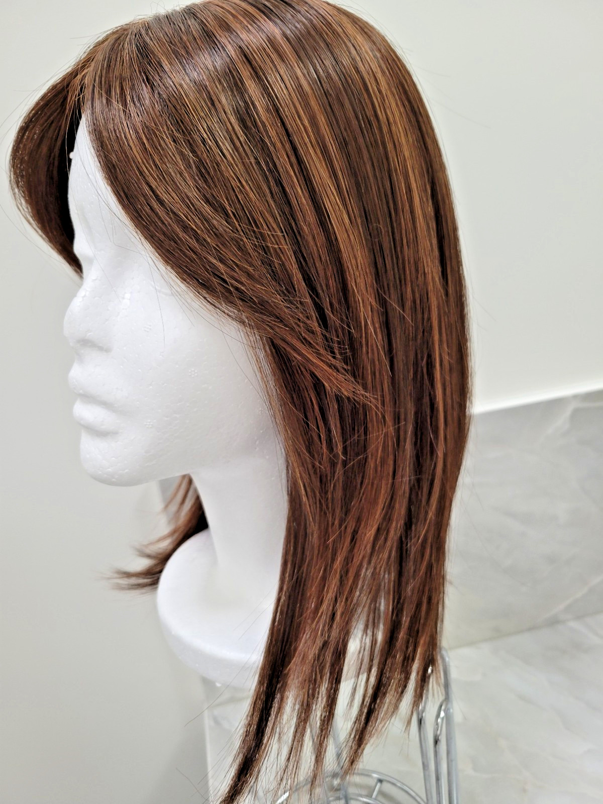 Raquel Welch Hair Topper 12 In., Color RL6/30 Copper Mahogony – Heat Friendly