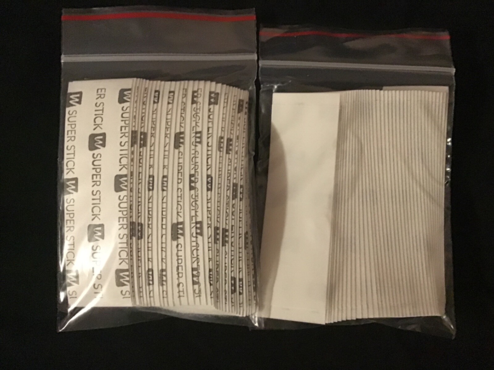 Walker Tape Super Stick Tape-108 Strips 1″ x 3″St. Wig Adhesive Tape 108 Pc/Bag.