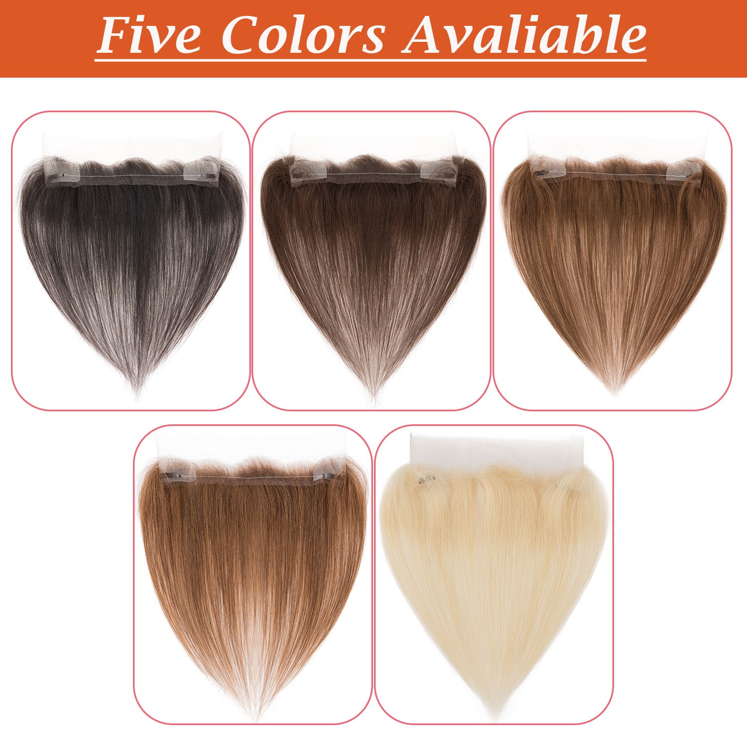 WIRE FULL LACE HAND-TIED FRONT HAIRLINE HUMAN HAIR PATCHE Hairpiece Women Topper