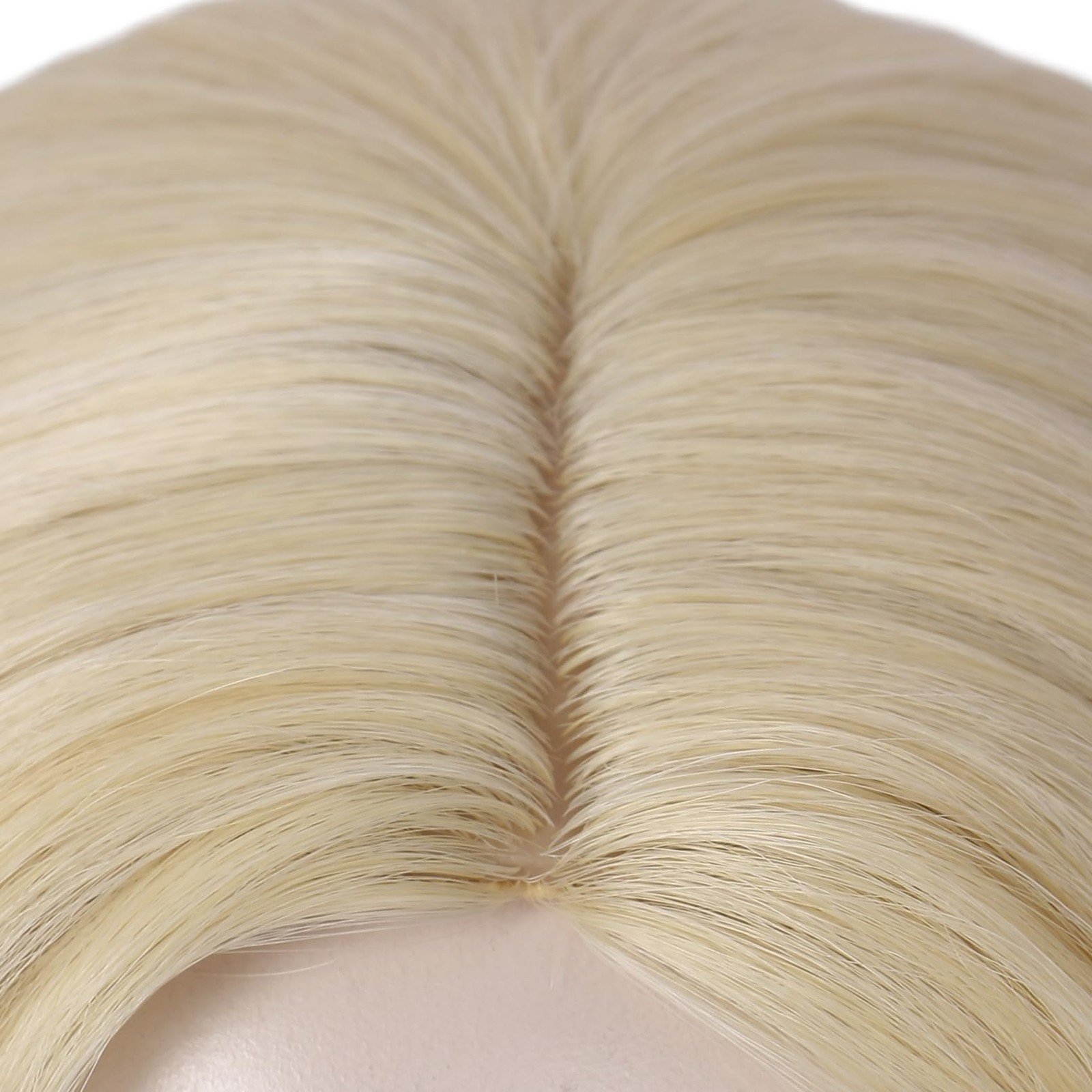 Long Blonde with Blue Curly Wig Costume Halloween Party Wigs Adult
