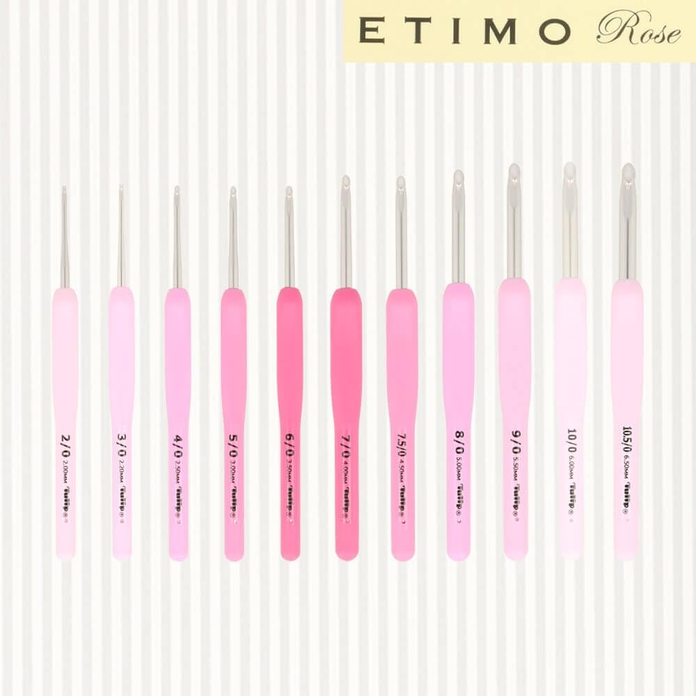 Tulip Etimo Rose Crochet Hook – Size 7/4mm 7, Transparent