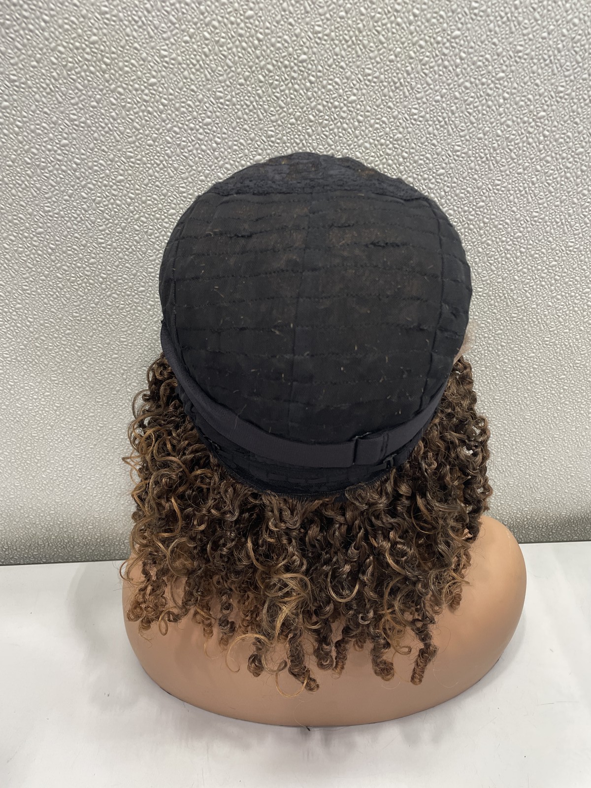Frodio Veralux Fiber Micro Twist Curly Dreadlock Lace Front Glueless Wig, 12″