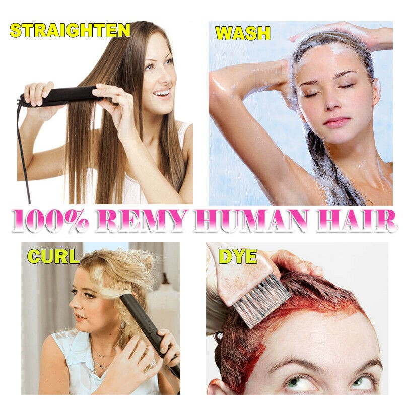 Micro Ring Link Human Hair Extensions Silicone Micro Beads Loop Tip Remy Hair US