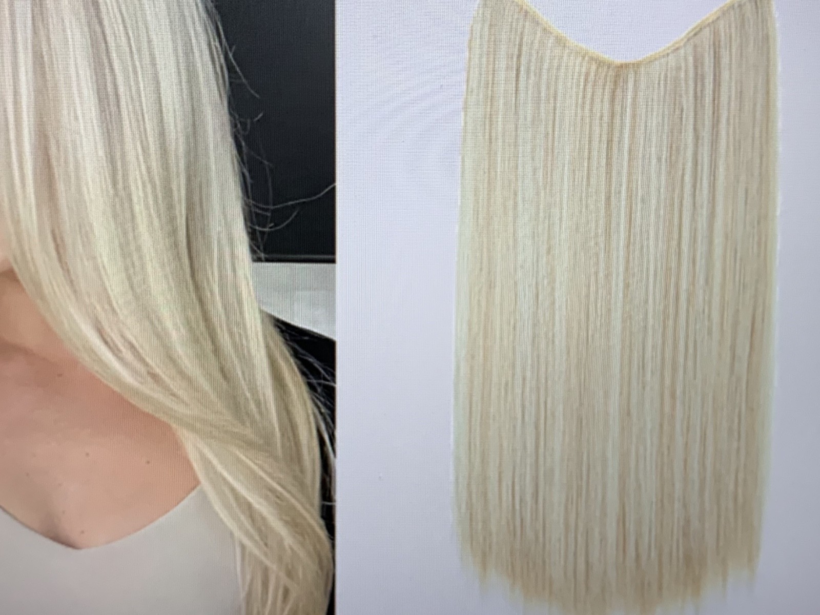 hair topper for women Sunny Blonde 16″ Half price!Not used,Just not right for me
