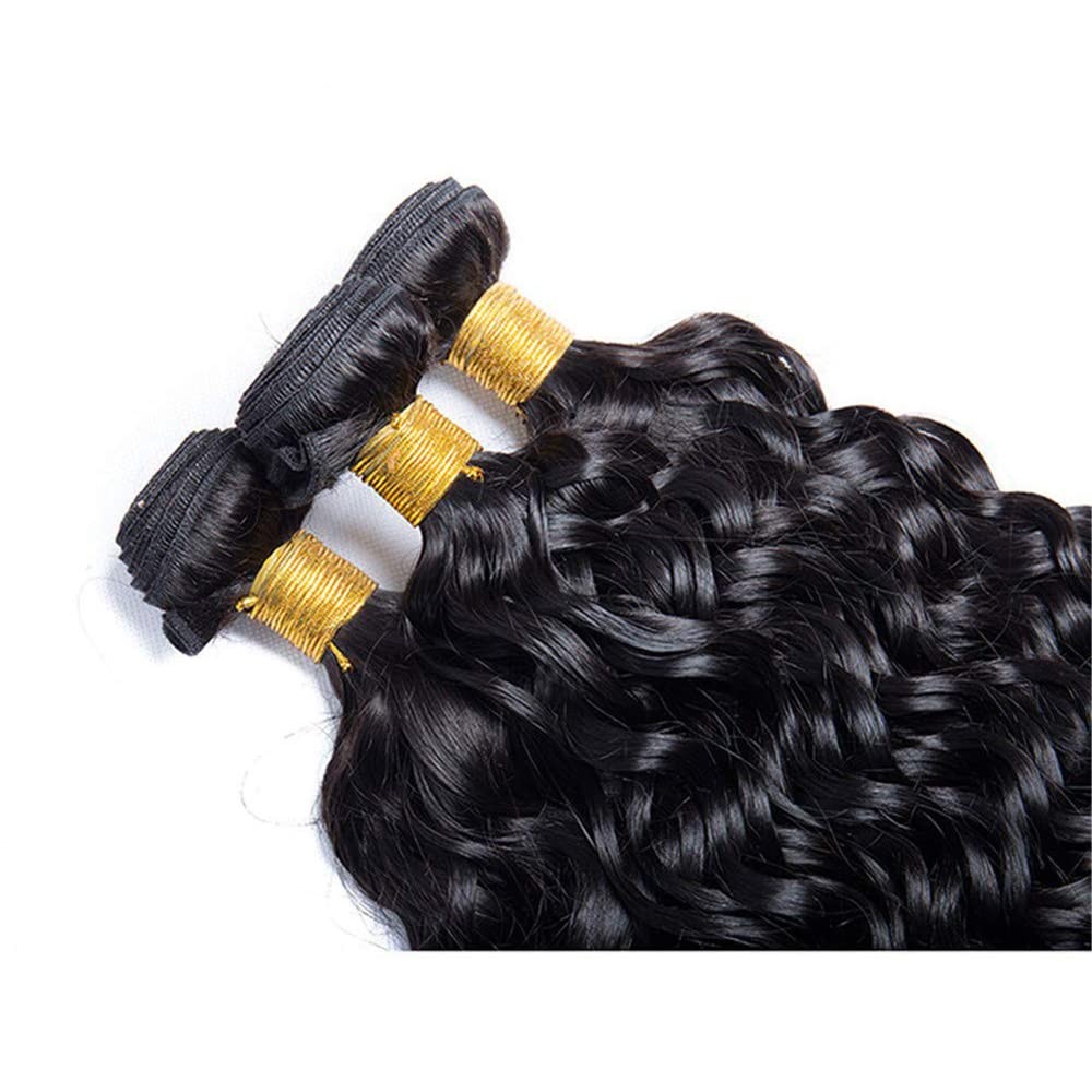 Zevpiul Water Wave Bundles Human Hair 20 22 24 Inch Unprocessed Brazilian