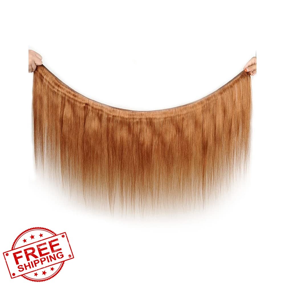 JUIOKAOO #30 Brown Straight Hair 26″ 100g Bundle
