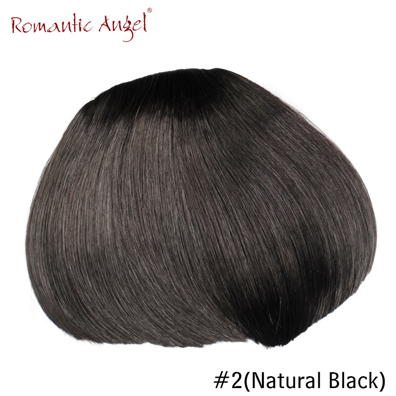 Good quality Bow-skimming bangs /neat bang /bangs /fringe/hairpieces in natural