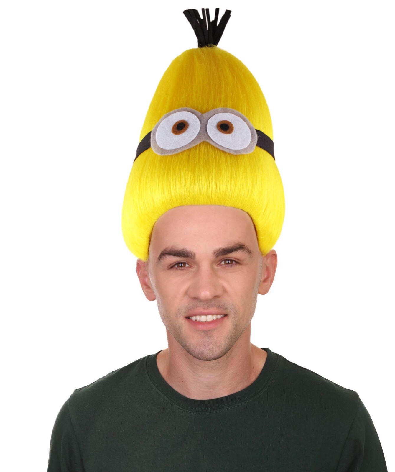Animation Yellow Mens Wig | Yellow Wig | Premium Breathable Capless Cap HM-460
