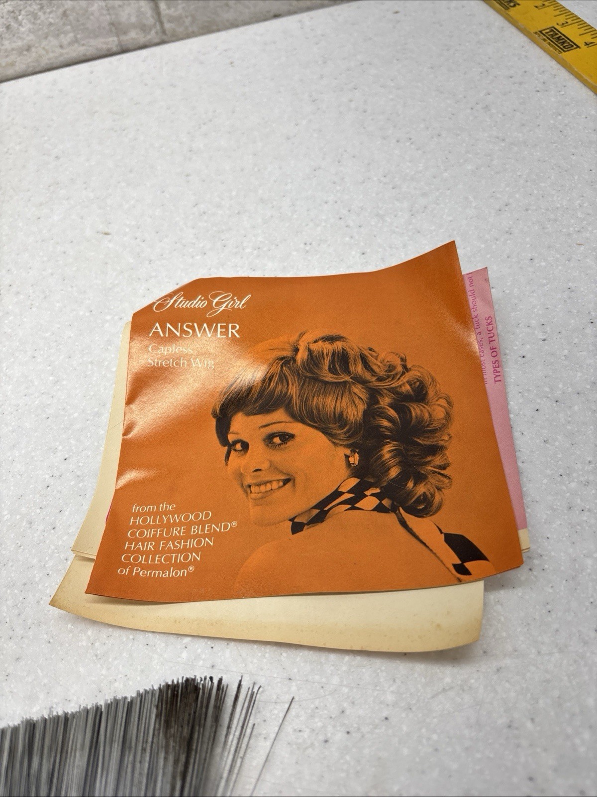 Vintage Studio Girl Hollywood Inc Answer Capless Stretch Wig