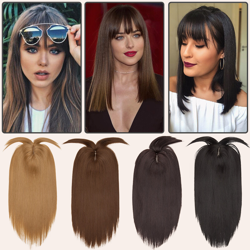 Topper Hairpiece Toupee Thick Long Natural 11″/17/20/22″ Clip in Hair Extensions