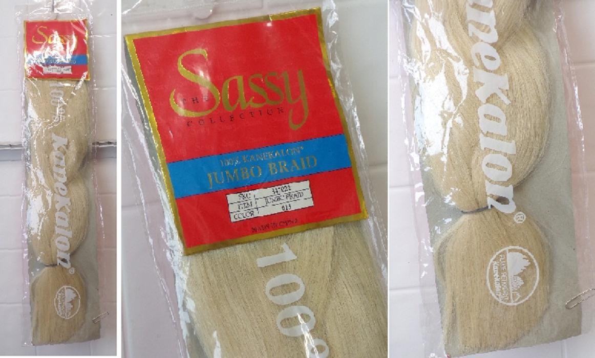 The Sassy Collection – 100% Kanekalon Jumbo Braid – 613 Blonde – 24″ Extension