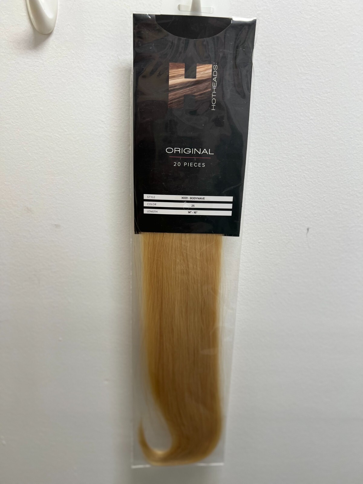 HOTHEADS Hair Extensions / Tape-ins / #25 / 14-16″ / Brand New / Body Waved
