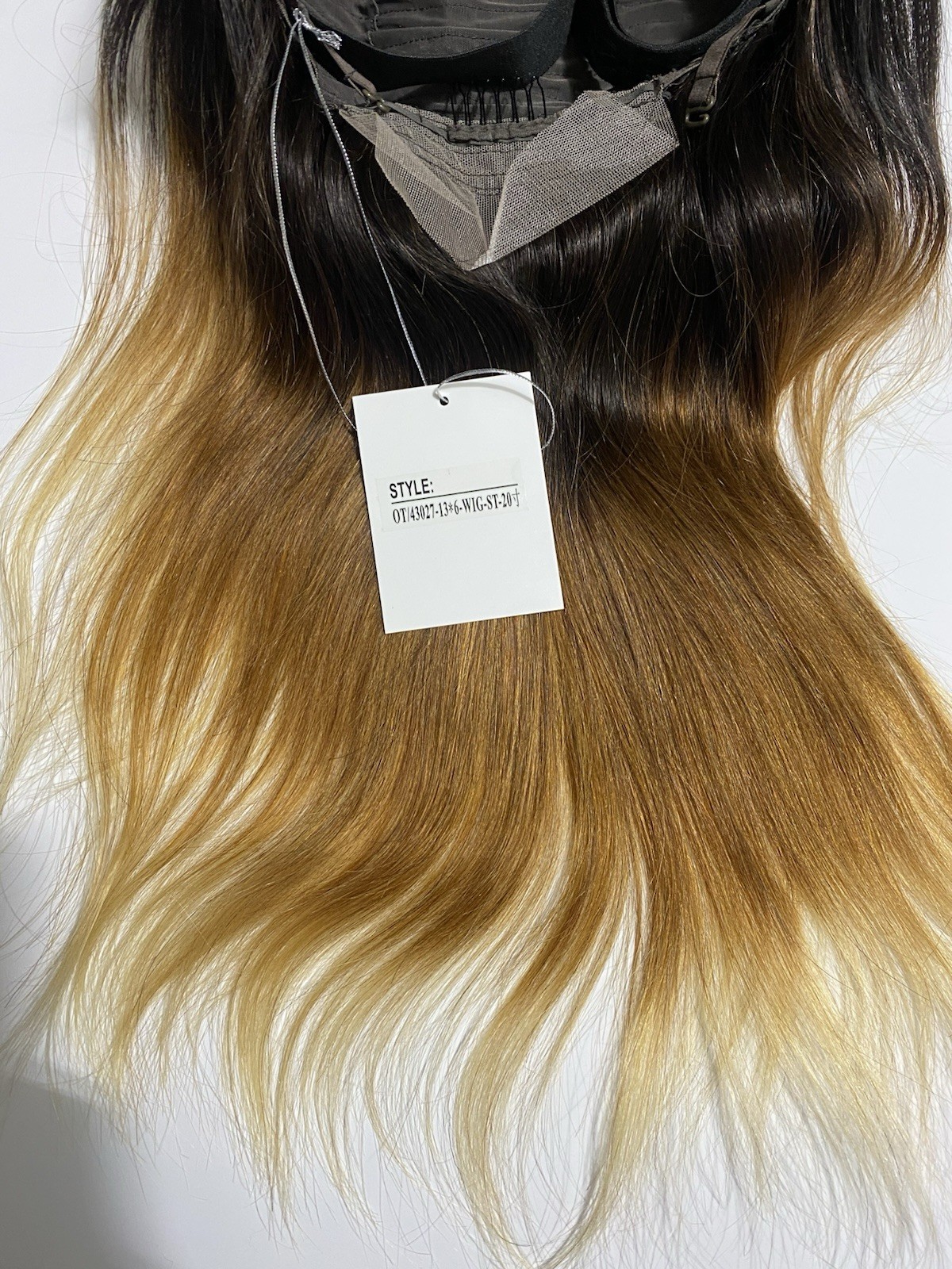 20 Inch Ombre Wig 13×6 HD Lace Front Human Hair 430/27 Honey Blonde Glue-less