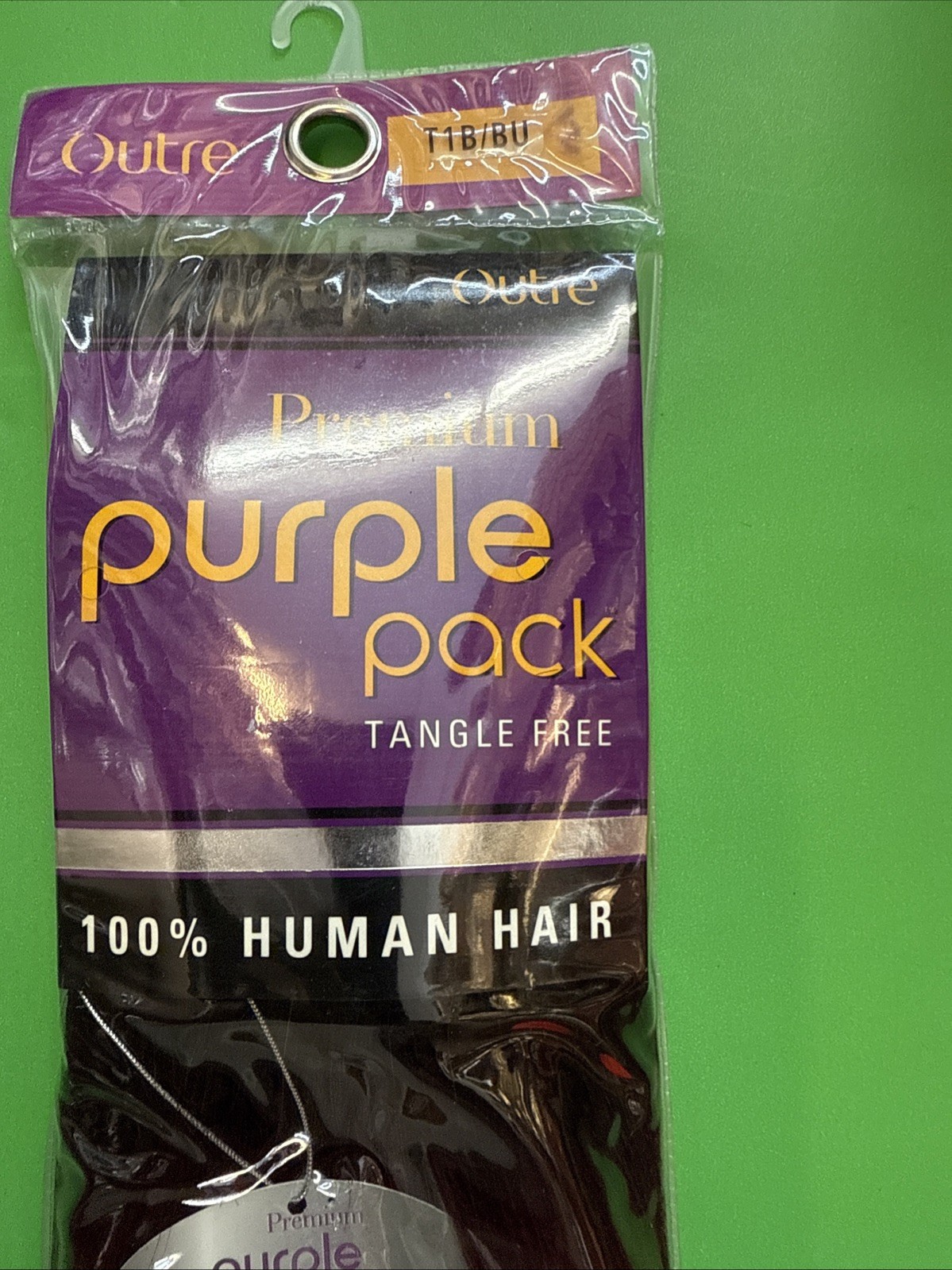 OUTRE PURPLE PACK 100% HUMAN HAIR YAKI WEAVE 12″ T1B/BU Two Tone 1B/BURGUNDY