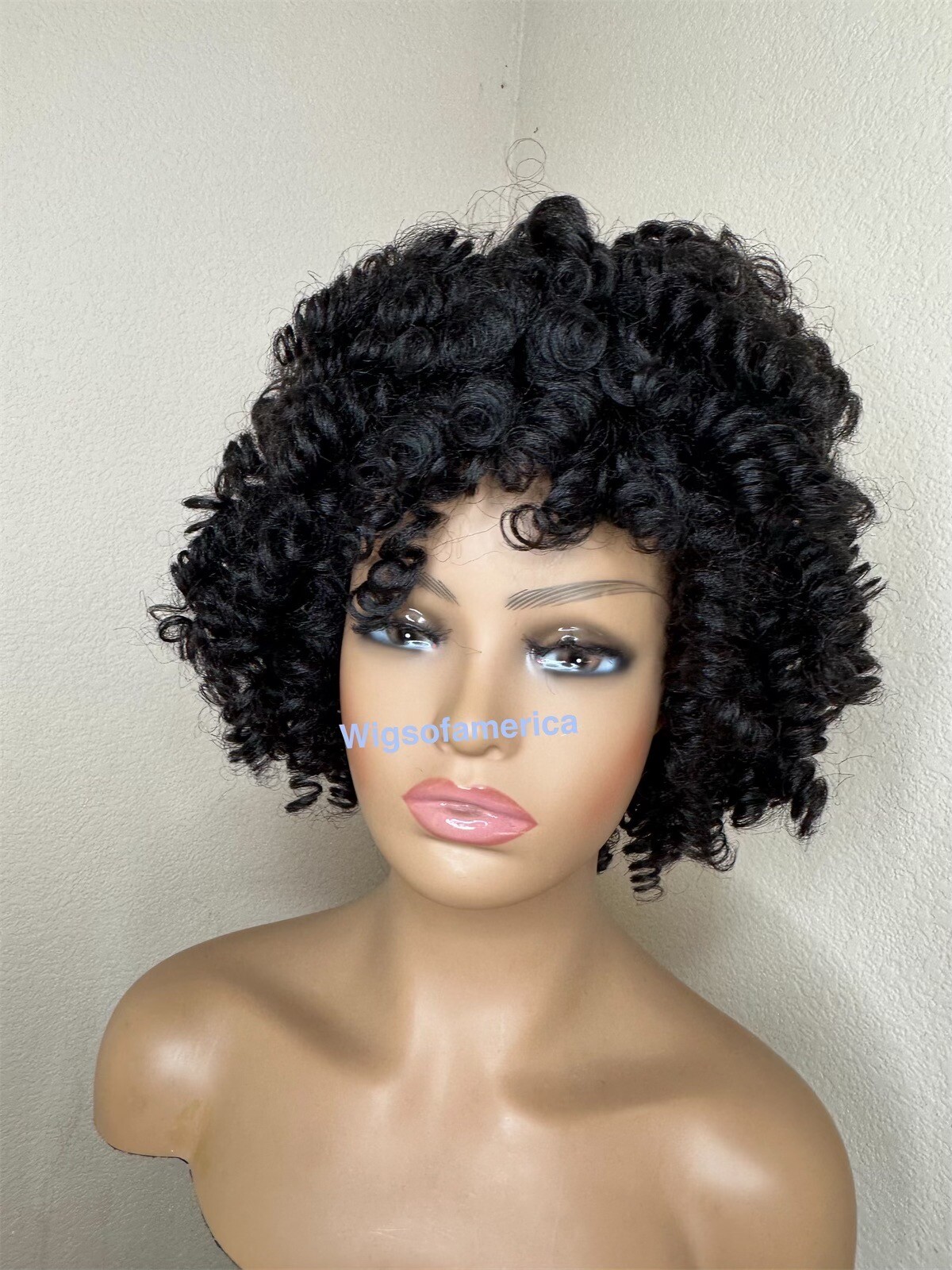 African American Wig afro Black Color