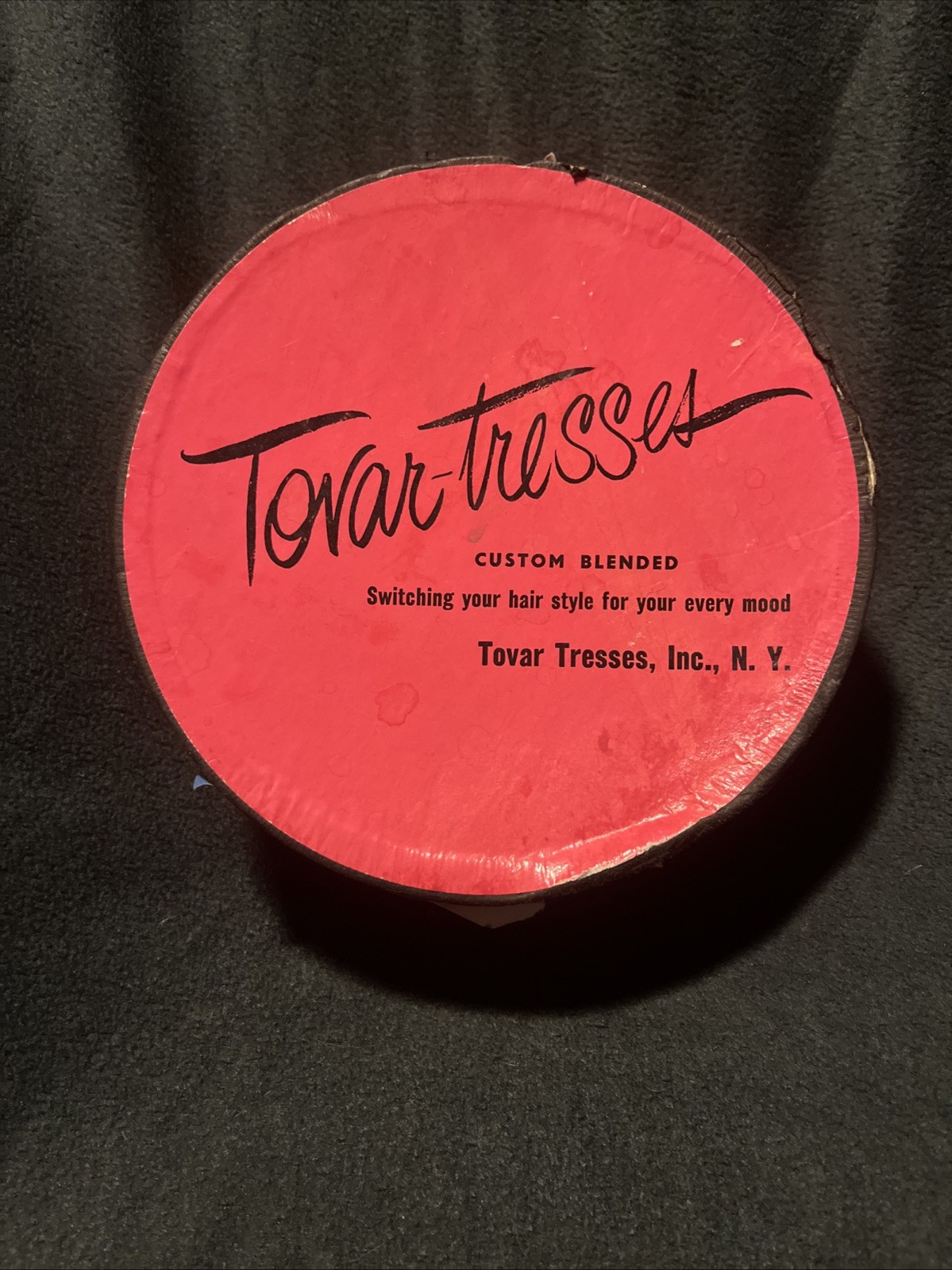Vintage 50s/60s Tovar-Tresses Wig Box with 3 hairpieces 100% Human / Synthetic