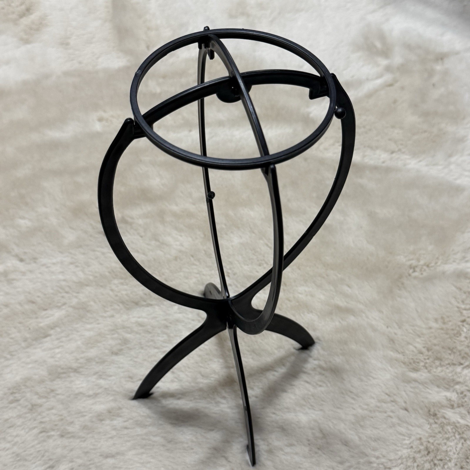 Portable Wig Stand Holder-Display Support Folding Air Dry Wig Bracket-Salon Use