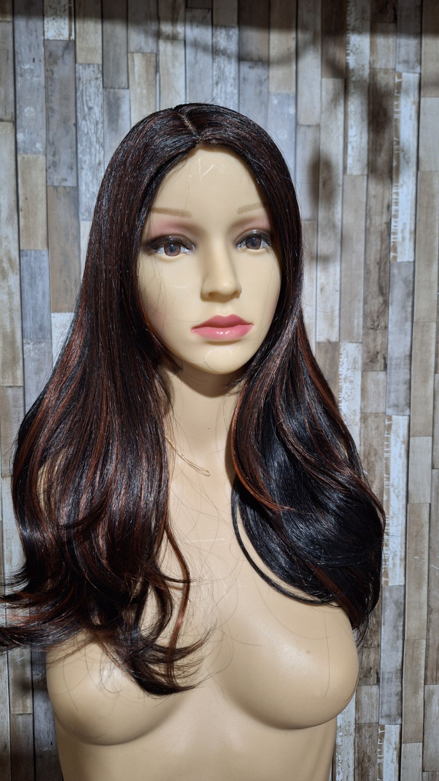 Human Hair Blend Wig. 26 Inches Long