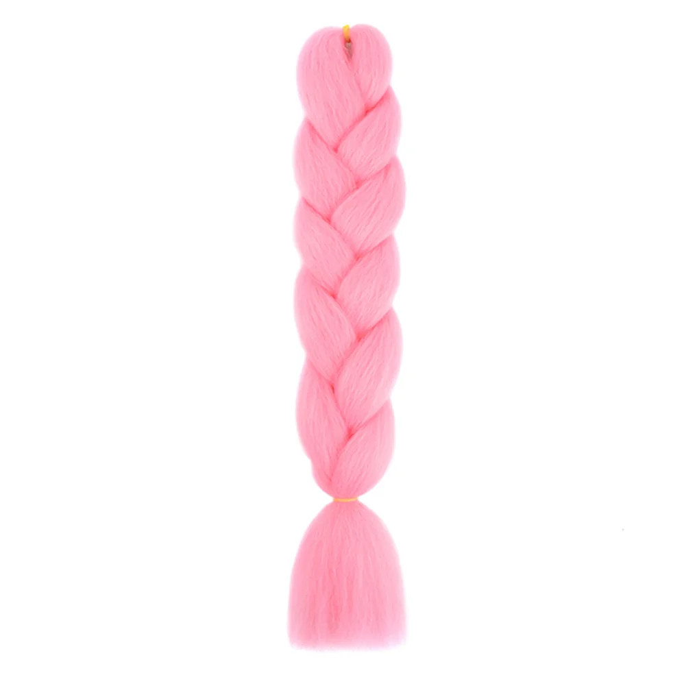DIY Jumbo Braiding Hair Synthetic Afro Ombre Crochet Braid Extensions For Women
